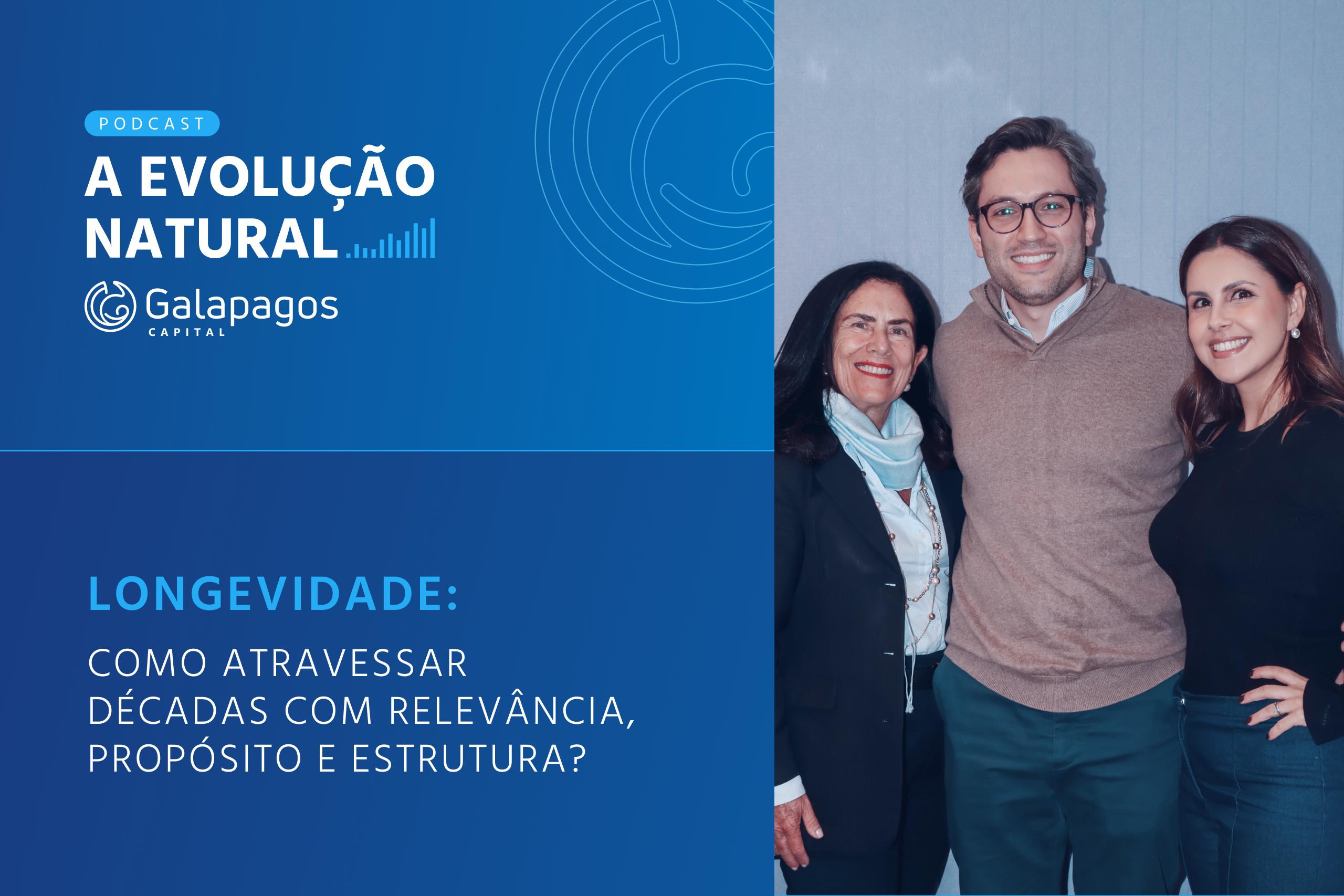 A Evolução natural | Longevidade: Como atravessar décadas com relevância, propósito e estrutura?